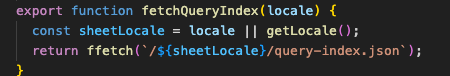JS code example